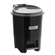 COD 7793 LIXEIRA REDONDA C PEDAL PRETA 12,5L PLASMONT